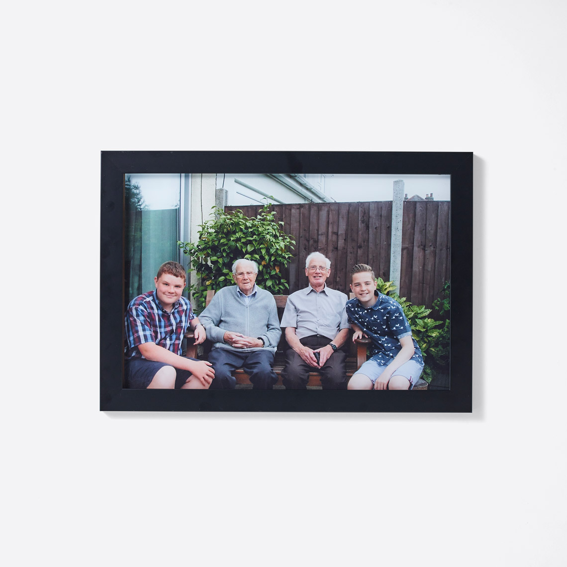 An image of 10" x 8" (25x20cm) Personalised Standard Framed Photo Print | By Truprint